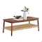 Alaterre Furniture Calais Coffee Table, Warm Chestnut ANCA1170 - alternate 3